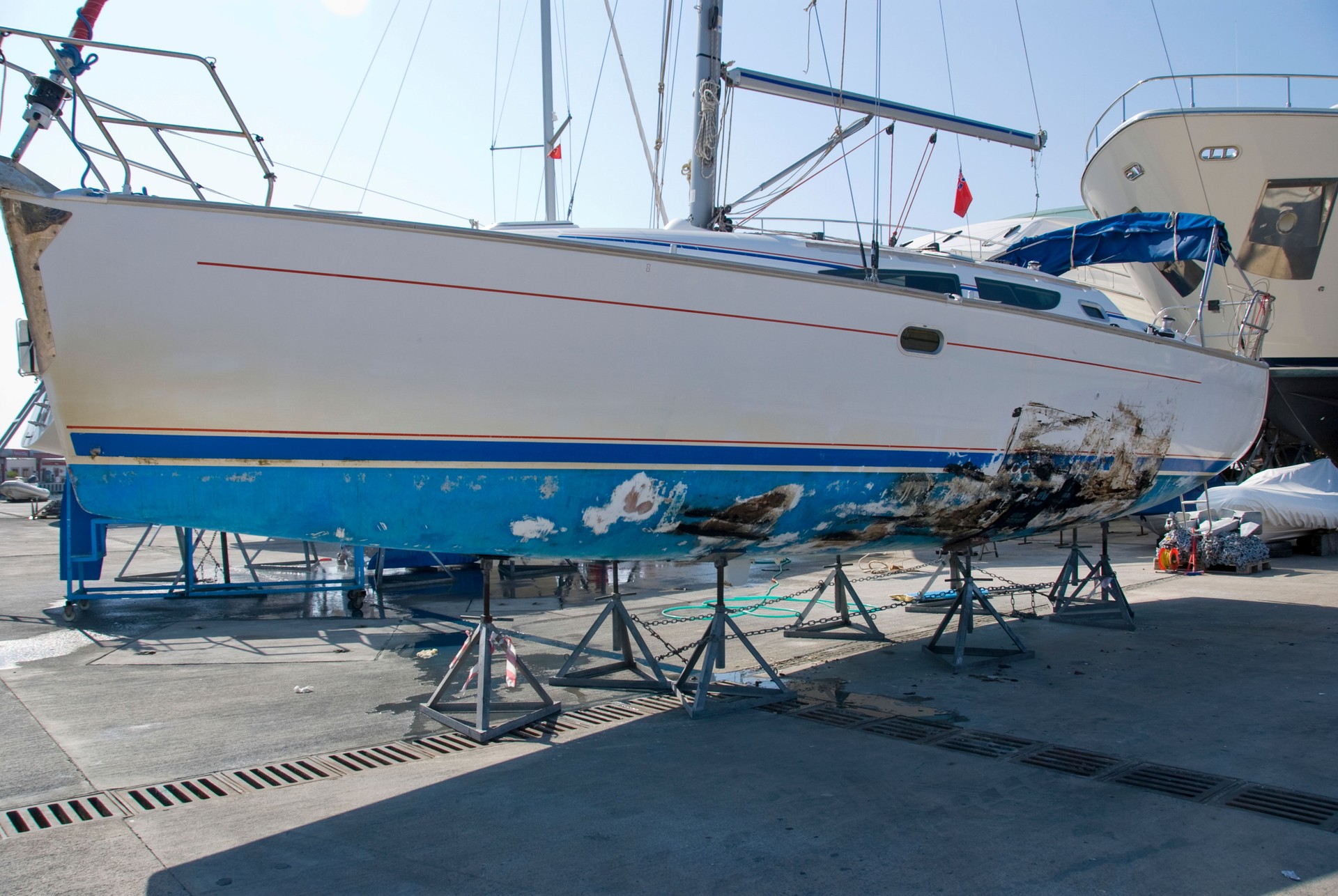 Sailboat After Accident